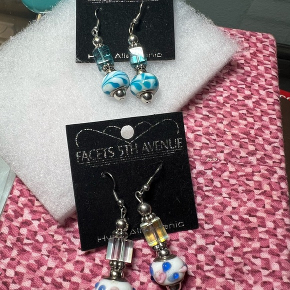 2 pairs new facets 5th avenue earrings - Picture 2 of 4